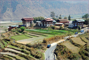 ทัวร์ภูฏานจุดชมวิวเมืองปูนาคา